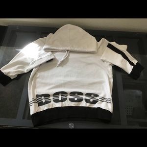 On fire boss hoodie size medium